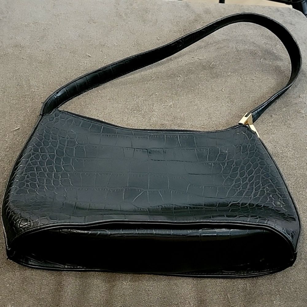 Nine West Crocodile Faux Leather Mini Purse NWOT